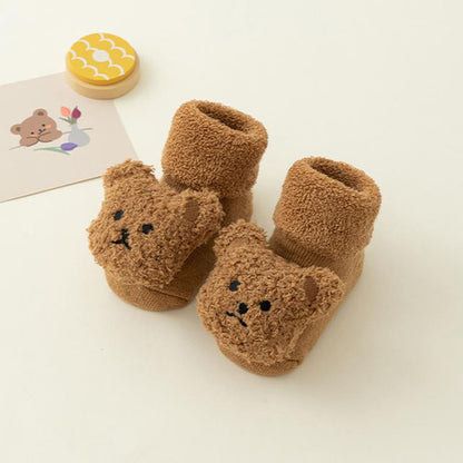 Sonbahar Kış Çocuk Kaymaz Çorapları