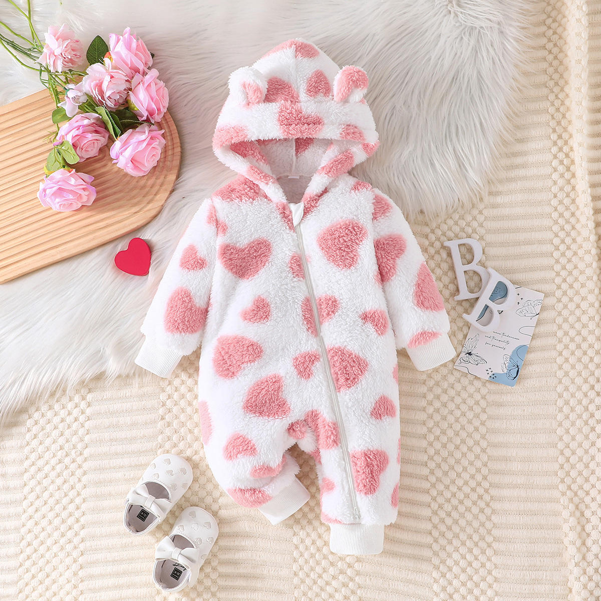 Bebek Kıyafetleri Unisex Sevimli Küçük Aşk